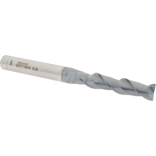 Accupro 82277849 Square End Mill 3/8'' Dia, 1-3/4'' LOC, 3/8'' Shank Dia, 4'' OAL, 2 Flutes, Solid Carbide