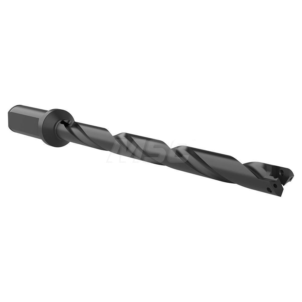 Allied Machine and Engineering 26000H-075F Indexable Spade Drill 33/64 to 11/16" Dia, 7" Max Depth, Helical Flute