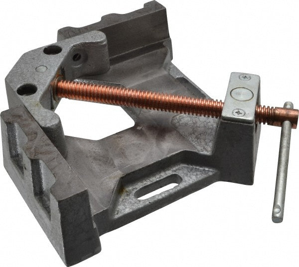 Strong Hand Tools WAC34 Fixed Angle, 2 Axes, 4.8" Long, 1.38" Jaw Height, 3-3/4" Max Capacity, Cast Iron Angle & Corner Clamp