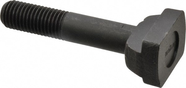 Jergens 44505 Steel T-Slot Bolt 3/4-10, 1-1/2" Thread Length, 3/4" Slot Width, Black Finish
