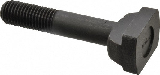 Jergens 44505 Steel T-Slot Bolt 3/4-10, 1-1/2" Thread Length, 3/4" Slot Width, Black Finish