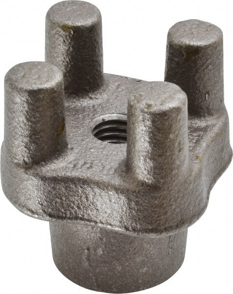 Jergens 40702 2" Diam, 2-1/8" High, 1/2" Thread, Tapped Bar Knob