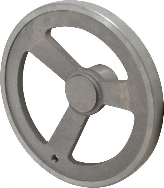 Jergens 22303 Spoked Offset Handwheel Aluminum, Plain Finish