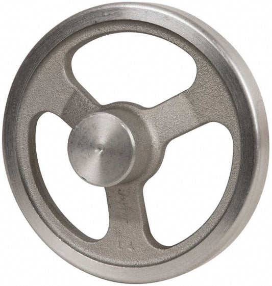Jergens 22101 Spoked Offset Handwheel Aluminum, Plain Finish