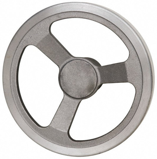 Jergens 22102 Spoked Offset Handwheel Aluminum, Plain Finish