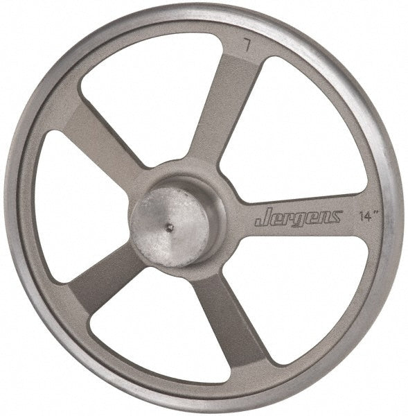 Jergens 22105 Spoked Offset Handwheel Plain Finish
