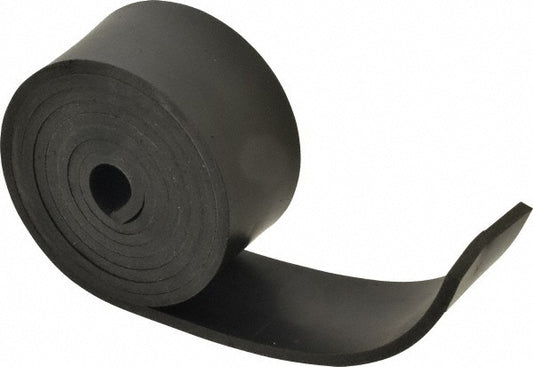 USA Industrials BULK-RS-N50-269 Rubber Strip Neoprene, 3/16" Thick, 2" Wide, 5' Long, Black