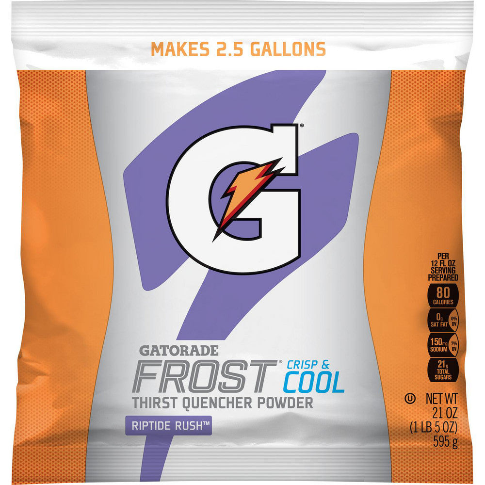 Gatorade 33673 Activity Drink 21 oz, Pack, Riptide Rush, Powder, Yields 2.5 gal