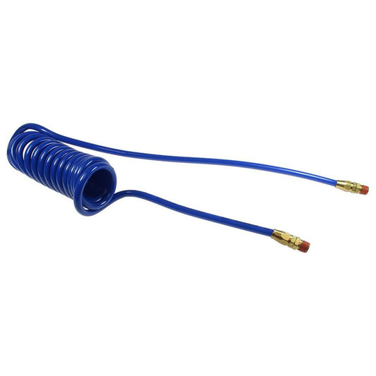 Coilhose Pneumatics PR14-15B-B Coiled & Self Storing Hose 1/4" ID, 15' Long, Male Swivel x Male Swivel