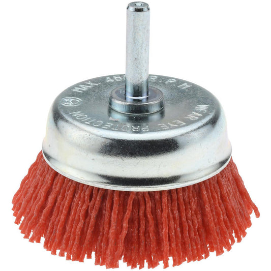 Value Collection 3607506590 Cup Brush 3" Dia, Nylon, Straight