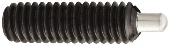 Jergens 26872 Threaded Spring Plunger M6 x 1, 25 mm Thread Length, 3.02 mm Dia, 5 mm Projection