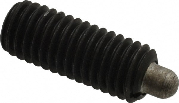 Jergens 27228 Threaded Spring Plunger 1/2-13, 1-1/4" Thread Length, 0.248" Dia, 1/4" Projection
