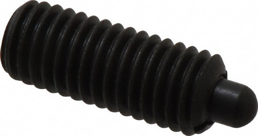 Jergens 26828 Threaded Spring Plunger 1/2-13, 1-1/4" Thread Length, 0.248" Dia, 1/4" Projection