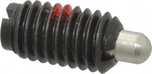 Jergens 27106 Threaded Spring Plunger 3/8-16, 11/16" Thread Length, 0.186" Dia, 3/16" Projection