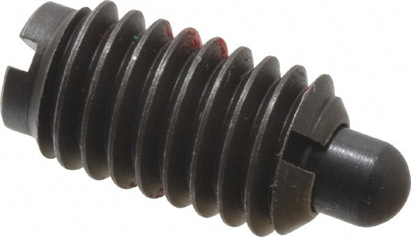 Jergens 26706 Threaded Spring Plunger 3/8-16, 11/16" Thread Length, 0.186" Dia, 3/16" Projection