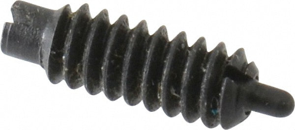 Jergens 26601 Threaded Spring Plunger #6-32, 3/8" Thread Length, 0.046" Dia, 1/16" Projection