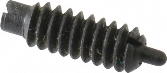 Jergens 26601 Threaded Spring Plunger #6-32, 3/8" Thread Length, 0.046" Dia, 1/16" Projection