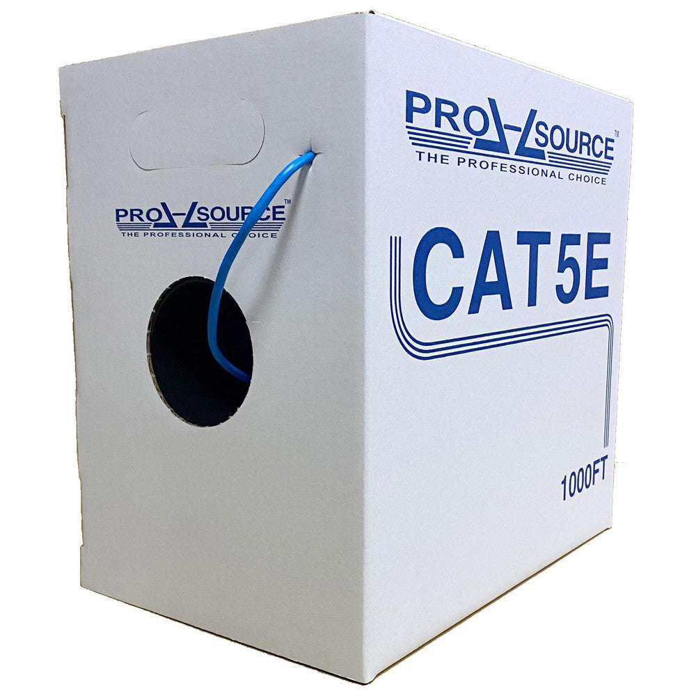 Pro-Source TUR2404PGRE Ethernet Cable Cat5e, 24 AWG, Unshielded