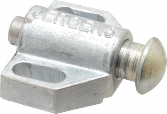Jergens 36101 15/16" Base Width, 1/8" Stroke Len, 3/8" Stop Head OD, 21/32" Btw Mt Hole Ctrs, 19/32" Btw Mt Hole & Edge, Round Spring Locating Stop