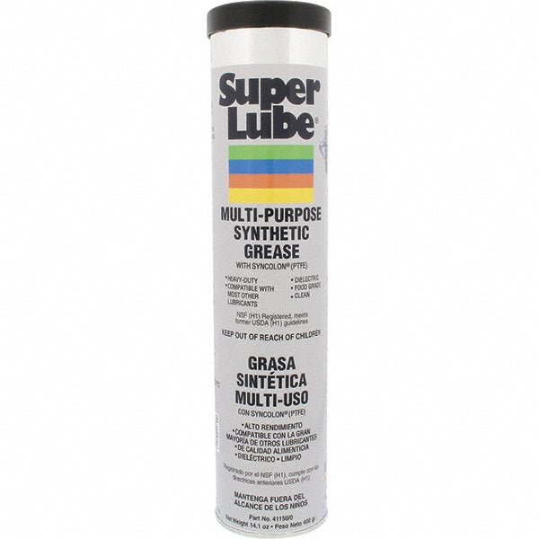 Super Lube 41150/0 General Purpose Grease 14.1 oz Cartridge, Synthetic with Syncolon