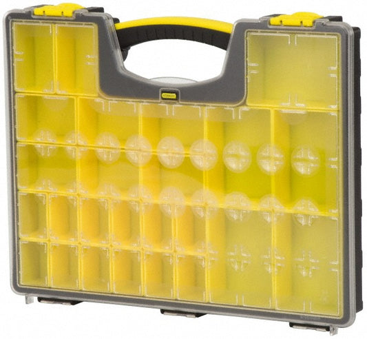 Stanley 014725R Polypropylene Resin & Acrylonitrile Butadiene Styrene Plastic Tool Box 25 Compartment