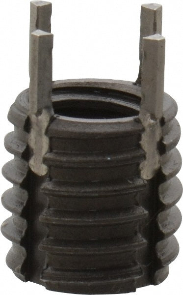 Jergens 215-065923 Thread Locking Insert 5/16-18 Internal Thread, 7/16-14 External Thread, UNC, 0.43" OAL, Thin Wall Keylocking