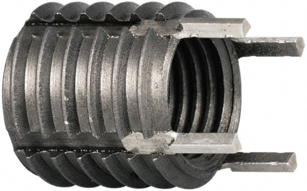 Jergens 215-066124 Thread Locking Insert 3/8-24 Internal Thread, 1/2-13 External Thread, UNF, 1/2" OAL, Thin Wall Keylocking