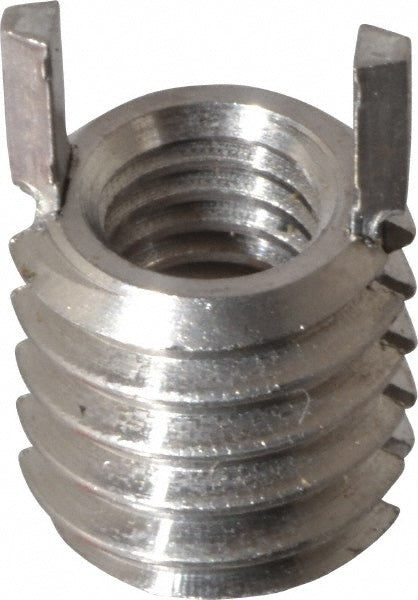 Jergens 215-066521 Thread Locking Insert #10-32 Internal Thread, 5/16-18 External Thread, UNF, 0.31" OAL, Thin Wall Keylocking
