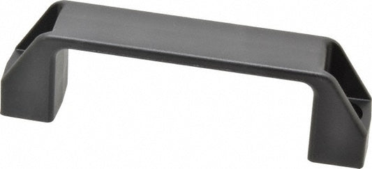 Elesa 37101 4.61" Center to Center, 1.02" Wide Handle, Black Matte Finish Plastic Pull Handle