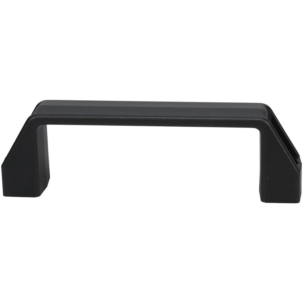 Elesa 37151 5.19" Center to Center, 1.06" Wide Handle, Black Matte Finish Plastic Pull Handle