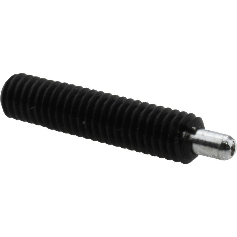 Jergens 27272 Threaded Spring Plunger M6 x 1, 25 mm Thread Length, 3.02 mm Dia, 5 mm Projection