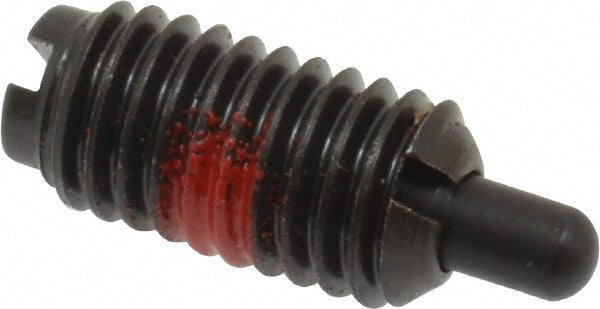 Jergens 26773 Threaded Spring Plunger M8 x 1.25, 16 mm Thread Length, 3.43 mm Dia, 5 mm Projection