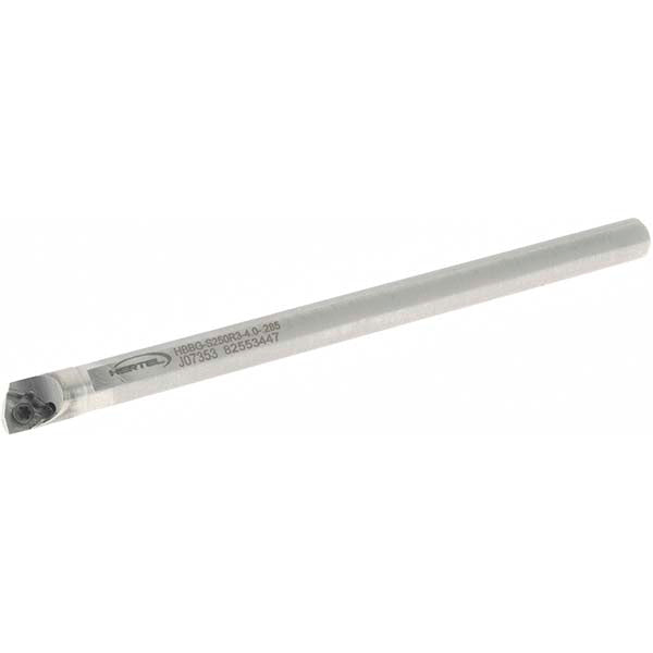 Hertel H08614760 Indexable Boring Bar HBBG-S250R3-4.0-.285, 0.2850" Min Bore, Right Hand, Steel