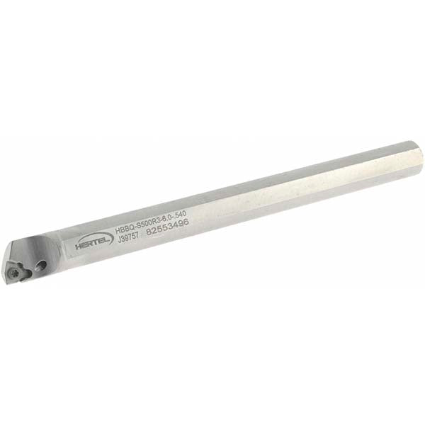 Hertel H08614885 Indexable Boring Bar HBBQ-S500R3-6.0-.540, 0.5400" Min Bore, Right Hand, Steel