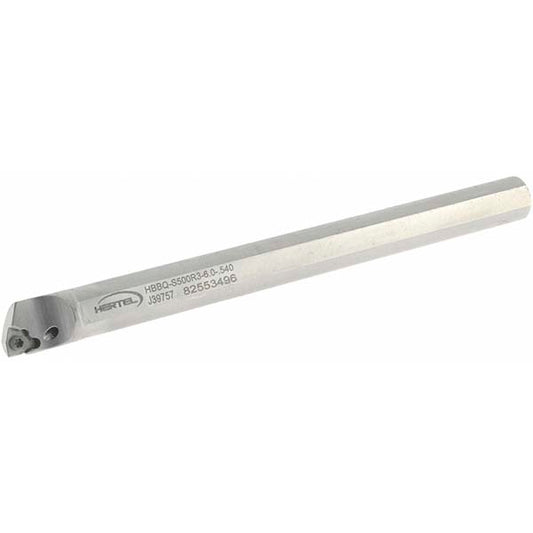 Hertel H08614885 Indexable Boring Bar HBBQ-S500R3-6.0-.540, 0.5400" Min Bore, Right Hand, Steel