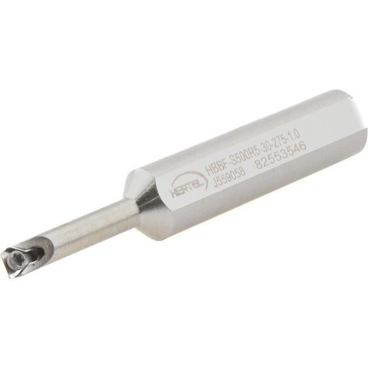 Hertel H59869107 Indexable Boring Bar HBBF-S500R5-30-275-1.0, 0.2750" Min Bore, Right Hand, Steel