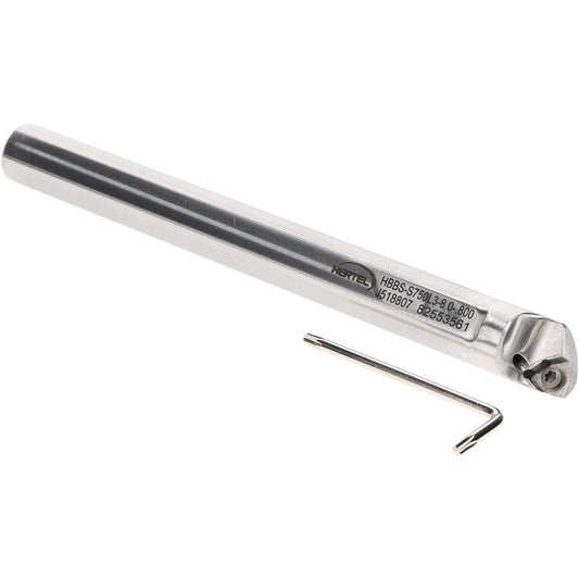 Hertel H08614950 Indexable Boring Bar HBBS-S750L3-8.0-.800, 0.8000" Min Bore, Left Hand, Steel