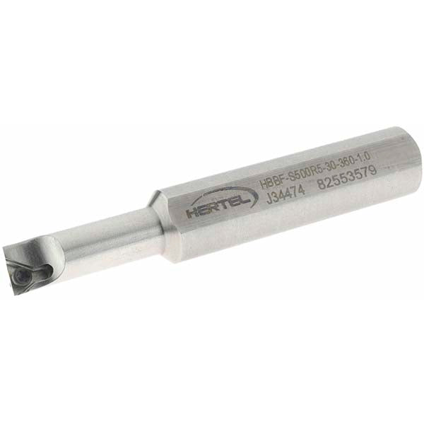 Hertel H59869156 Indexable Boring Bar HBBF-S500R5-30-360-1.0, 0.3600" Min Bore, Right Hand, Steel
