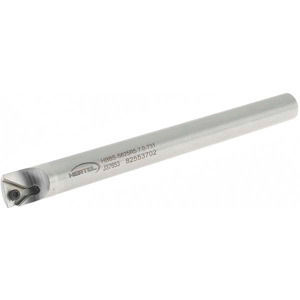 Hertel H59870477 Indexable Boring Bar HBBS-S625R5-7.0-731, 0.7310" Min Bore, Right Hand, Steel