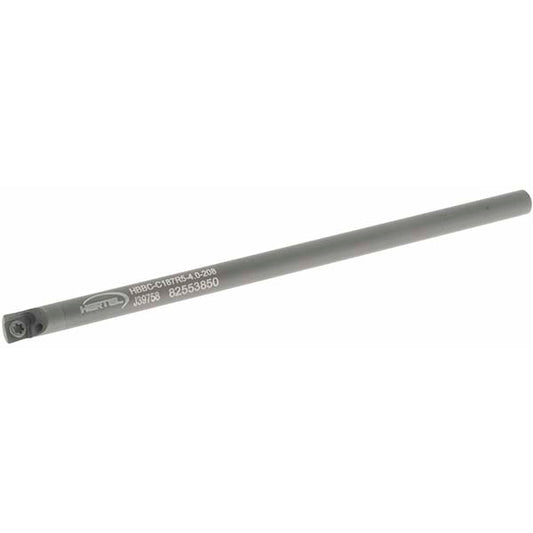 Hertel H59868364 Indexable Boring Bar HBBC-C187R5-4.0-208, 0.2080" Min Bore, Right Hand, Solid Carbide