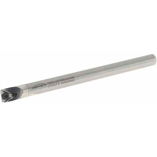 Hertel H59869875 Indexable Boring Bar HBBQ-S375R5-5.0-438, 0.4380" Min Bore, Right Hand, Steel