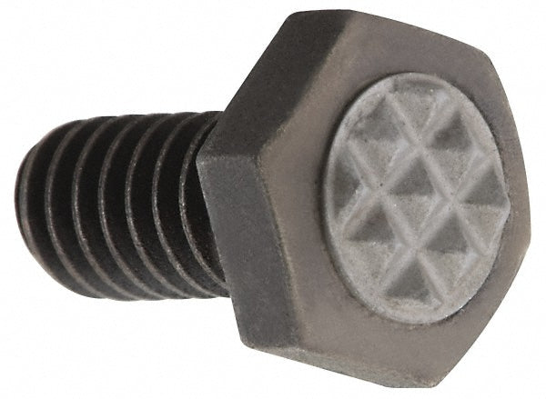 Fairlane CTH-0200 Serrated Tooth, 1/4-20, 1/2" Shank Length, 1/2" Thread Length, Black Oxide Finish, Hex Head, Adjustable Positioning Gripper