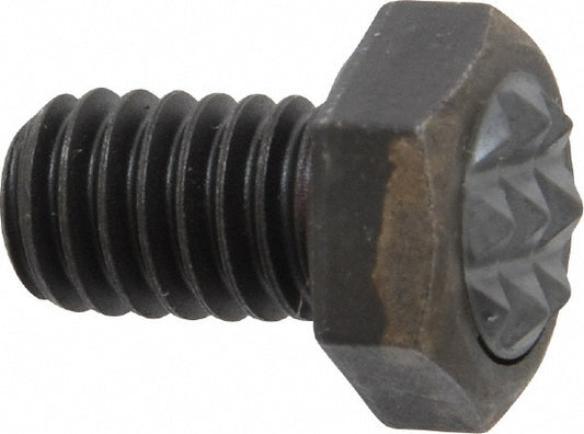 Fairlane CTH-0310 Serrated Tooth, 5/16-18, 1/2" Shank Length, 1/2" Thread Length, Black Oxide Finish, Hex Head, Adjustable Positioning Gripper