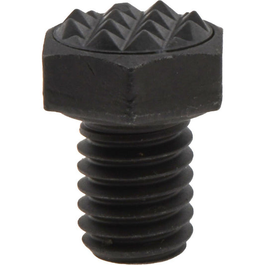 Fairlane CTH-0370 Serrated Tooth, 3/8-16, 1/2" Shank Length, 1/2" Thread Length, Black Oxide Finish, Hex Head, Adjustable Positioning Gripper