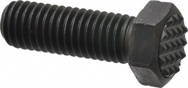 Fairlane CTH-0515 Serrated Tooth, 1/2-13, 1-1/2" Shank Length, 1-1/2" Thread Length, Black Oxide Finish, Hex Head, Adjustable Positioning Gripper