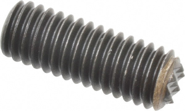 Fairlane PG-0375 Serrated Tooth, 3/8-16, 3/16" Internal Hex, 1" Thread Length, Black Oxide Finish, Fully Threaded, Adjustable Positioning Gripper