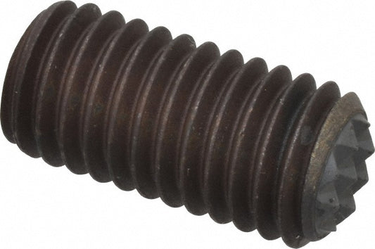 Fairlane PG-0510 Serrated Tooth, 1/2-13, 1/4" Internal Hex, 1" Thread Length, Black Oxide Finish, Fully Threaded, Adjustable Positioning Gripper