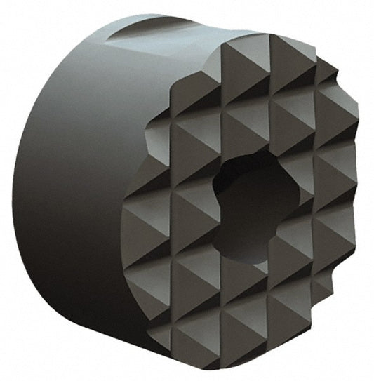 Jergens 23702 Round Positioning Grippers Material Carbide-Tipped  Serration Type Diamond  Attachment Style Threaded  Thread Size 10-32  Finish Zinc  Tooth Pattern Straight Serration