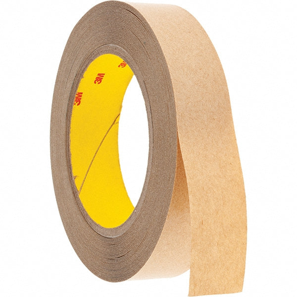 3M 7000042758 Clear Double-Sided Polyethylene Film Tape 1" Wide, 36 yd Long, 4 mil Thick, Acrylic Adhesive