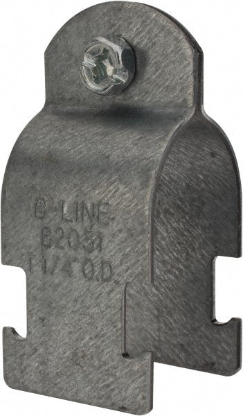 Cooper B-Line 78101161385 1-1/4" Pipe, 14 Gauge, Grade ASTM A1011," Pipe or Conduit Clamp